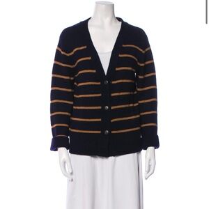 Vince cashmere and wool v neck cardigan sweater